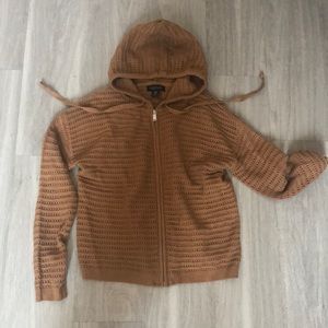 new Rachel Zoe hoodie crochet sz M